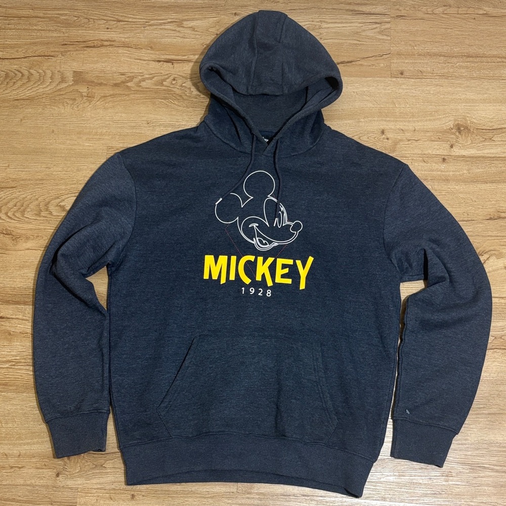 Disney Mickey Mouse 1928 Graphic Hoodie – 2XL (Fits L) – Navy Blue